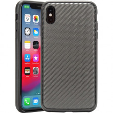 Rocstor Matrix Carbon 2 Kajsa iPhone Xs Max Case - For iPhone Xs Max - Charcoal - Wear Resistant - Polycarbonate, Thermoplastic Polyurethane (TPU) - 48" Drop Height CS0129-XSM