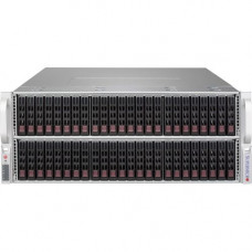 Supermicro SuperChassis 417BE1C-R1K28LPB - Rack-mountable - Black - 4U - 72 x Bay - 7 x 3.15" x Fan(s) Installed - 2 x 1280 W - Power Supply Installed - EATX Motherboard Supported - 72 x External 2.5" Bay - 7x Slot(s) - TAA Compliance CSE-417BE1