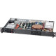 Supermicro SuperChassis SC510T-203B System Cabinet - Rack-mountable - Black - 1U - 2 x Bay - 3 x Fan(s) Installed - 1 x 200 W - 3 x Fan(s) Supported - 2 x External 2.5" Bay - 1x Slot(s) - TAA Compliance CSE-510T-203B