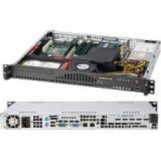 Supermicro SuperChassis SC512-203B System Cabinet - Rack-mountable - Black - 1U - 1 x Bay - 1 x Fan(s) Installed - 1 x 200 W - ATX Motherboard Supported - 12.80 lb - 1 x Fan(s) Supported - 1 x Internal 3.5" Bay - 1x Slot(s) - 2 x USB(s) CSE-512-203B