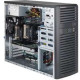 Supermicro SuperChasis SC732D4F-500B System Cabinet - Mid-tower - Black - 7 x Bay - 1 x Fan(s) Installed - 1 x 500 W - EATX, ATX, Micro ATX Motherboard Supported - 39 lb - 2 x Fan(s) Supported - 2 x External 5.25" Bay - 1 x External 3.5" Bay - 4