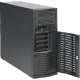 Supermicro SuperChassis 733TQ-500B System Cabinet - Mid-tower - Black - 7 x Bay - 1 x Fan(s) Installed - 1 x 500 W - EATX Motherboard Supported - 39 lb - 2 x External 5.25" Bay - 5 x External 3.5" Bay - 7x Slot(s) - 2 x USB(s) CSE-733TQ-500B