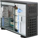 Supermicro SuperChassis 745TQ-R920B Chassis - Rack-mountable, Tower - Black - 4U - 11 x Bay - 5 x Fan(s) Installed - 2 x 920 W - ATX, EATX Motherboard Supported - 62 lb - 3 x External 5.25" Bay - 8 x External 3.5" Bay - 7x Slot(s) - 2 x USB(s) C