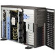 Supermicro CSE-747BTQ-R1K62B Blade Server Cabinet - Rack-mountable, Tower - Dark Gray - 4U - 12 x Bay - 8 x Fan(s) Installed - 2 x 1620 W - 62 lb - 8 x Fan(s) Supported - 3 x External 5.25" Bay - 8 x External 3.5" Bay - 1 x Internal 3.5" Ba