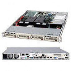 Supermicro SC813i+-500 Chassis - Rack-mountable - Beige CSE-813I+-500