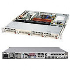 Supermicro SC813MTQ-520CB Chassis - Rack-mountable - Black CSE-813MTQ-520CB