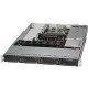 Supermicro SuperChassis 815TQ-R706WB (Black) - Rack-mountable - Black - 1U - 4 x Bay - 750 W - Power Supply Installed - EATX, WIO Motherboard Supported - 4 x Fan(s) Supported - 4 x External 3.5" Bay - 3x Slot(s) CSE-815TQ-R706WB