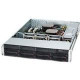 Supermicro SuperChassis 825TQC-600LPB (Black) - Rack-mountable - Black - 2U - 10 x Bay - 2 x 600 W - Power Supply Installed - ATX, EATX Motherboard Supported - 3 x Fan(s) Supported - 8 x External 3.5" Bay - 2 x Internal 3.5" Bay - 7x Slot(s) - 4