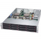 Supermicro SuperChassis 826BAC4-R1K23WB - Rack-mountable - Black - 2U - 12 x Bay - 3 x 3.15" x Fan(s) Installed - 2 x 1200 W - Power Supply Installed - 39.99 lb - 8 x Fan(s) Supported - 12 x External 3.5" Bay - 7x Slot(s) CSE-826BAC4-R1K23WB