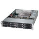 Supermicro SuperChassis 826BAC4-R920LPB - Rack-mountable - Black - 2U - 12 x Bay - 3 x 3.15" x Fan(s) Installed - 920 W - Power Supply Installed - EATX, ATX Motherboard Supported - 8 x Fan(s) Supported - 12 x External 3.5" Bay - 7x Slot(s) - TAA
