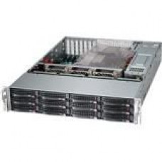 Supermicro SuperChassis 826BE1C-R920LPB - Rack-mountable - Black - 2U - 12 x Bay - 3 x 3.15" x Fan(s) Installed - 2 x 920 W - Power Supply Installed - EATX Motherboard Supported - 12 x External 3.5" Bay - 7x Slot(s) CSE-826BE1C-R920LPB