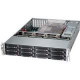 Supermicro SuperChassis 826BE1C-R920LPB - Rack-mountable - Black - 2U - 12 x Bay - 3 x 3.15" x Fan(s) Installed - 2 x 920 W - Power Supply Installed - EATX Motherboard Supported - 12 x External 3.5" Bay - 7x Slot(s) CSE-826BE1C-R920LPB