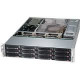 Supermicro SuperChassis 826BE1C-R920WB - Rack-mountable - Black - 2U - 14 x Bay - 3 x 3.15" x Fan(s) Installed - 2 x 920 W - Power Supply Installed - 12 x External 3.5" Bay - 2 x External 2.5" Bay - 7x Slot(s) CSE-826BE1C-R920WB