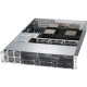 Supermicro CSE-828TQ-R1K43LPB System Cabinet - Rack-mountable - Black - 2U - 6 x Bay - 1400 W - 3 x Fan(s) Supported CSE-828TQ-R1K43LPB