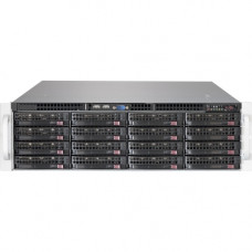 Supermicro SuperChassis 836BE1C-R1K03JBOD Drive Enclosure - 3U Rack-mountable - Black - 16 x HDD Supported - 16 x 3.5" Bay - 12Gb/s SAS - 12Gb/s SAS CSE-836BE1CR1K03JBOD