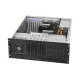 Supermicro SuperChassis 842TQ-865B Rackmount Enclosure - Rack-mountable - Black - 4U - 8 x Bay - 3 x Fan(s) Installed - 1 x 865 W - EATX, ATX, Micro ATX Motherboard Supported - 3 x External 5.25" Bay - 5 x External 3.5" Bay - 7x Slot(s) - 2 x US