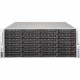 Supermicro SuperChassis 846BE1C-R1K03JBOD Drive Enclosure - 4U Rack-mountable - Black - 24 x HDD Supported - 24 x Total Bay - 24 x 3.5" Bay - 6Gb/s SAS, Serial ATA/600, 12Gb/s SAS - Cooling Fan - TAA Compliance CSE-846BE1C-R1K03JBOD