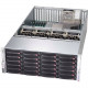 Supermicro SuperChassis 846XE1C-R1K23B - Rack-mountable - Black - 4U - 32 x Bay - 5 x 3.15" x Fan(s) Installed - 2 - Power Supply Installed - ATX, EATX Motherboard Supported - 5 x Fan(s) Supported - 24 x External 3.5" Bay - 2 x Internal 3.5"