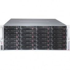 Supermicro SuperChassis 847BE2C-R1K28LPB (Black) - Rack-mountable - Black - 4U - 36 x Bay - 1280 W - Power Supply Installed - EATX, WIO Motherboard Supported - 7 x Fan(s) Supported - 36 x External 3.5" Bay - 7x Slot(s) - TAA Compliance CSE-847BE2C-R1