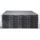 Supermicro SuperChassis 847BA-R1K28LPB (Black) - Rack-mountable - Black - 4U - 38 x Bay - 7 x 3.15" x Fan(s) Installed - 1 x 1280 W - Power Supply Installed - ATX, EATX Motherboard Supported - 36 x External 3.5" Bay - 2 x External 2.5" Bay 