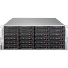Supermicro SuperChassis 847BE1C-R1K28WB (Black) - Rack-mountable - Black - 4U - 36 x Bay - 7 x 3.15" x Fan(s) Installed - 1 x 1280 W - Power Supply Installed - ATX, EATX, Micro ATX Motherboard Supported - 36 x External 3.5" Bay - 7x Slot(s) CSE-