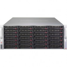 Supermicro SuperChassis 847BE2C-R1K28WB (Black) - Rack-mountable - Black - 4U - 36 x Bay - 7 x 3.15" x Fan(s) Installed - 2 x 1280 W - Power Supply Installed - ATX, EATX, Micro ATX Motherboard Supported - 36 x External 3.5" Bay - 7x Slot(s) CSE-