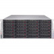 Supermicro SuperChassis Drive Enclosure Serial ATA/600, 12Gb/s SAS - Mini-SAS Host Interface - 4U Rack-mountable - Black - 44 x HDD Supported - 44 x 3.5" Bay - Ethernet - TAA Compliance CSE-847E1C-R1K28JBOD