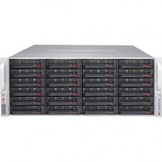 Supermicro SuperChassis 847E26-R1K28JBOD Drive Enclosure - 4U Rack-mountable - Black - 45 x HDD Supported - 45 x Total Bay - 45 x 3.5" Bay - Serial ATA/600, 6Gb/s SAS - Cooling Fan CSE-847E26-R1K28JBOD