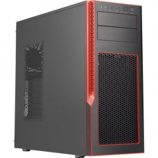 Supermicro Mid-Tower Chassis (Black / Red) - Mid-tower - Black, Red - Anodized Aluminum - 12 x Bay - 3 x 4.72" x Fan(s) Installed - 0 - ATX, Micro ATX Motherboard Supported - 3 x Fan(s) Supported - 2 x External 5.25" Bay - 6 x Internal 3.5"