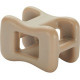 Panduit Cable Tie Mount - Light Brown - 500 Pack - Polyether Ether Ketone (PEEK) - TAA Compliance CSMS-D71
