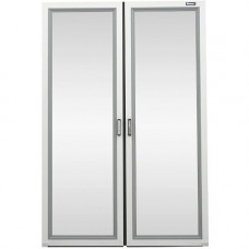Panduit Net-Contain Door Panel - Silver - 1 Pack - 84" Height - 56" Width - 4.4" Depth - TAA Compliance CUD1SDS1