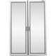 Panduit Net-Contain Door Panel - Silver - 1 Pack - 84" Height - 56" Width - 4.4" Depth - TAA Compliance CUD1SDS1
