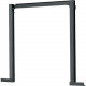 Panduit EOR Frame - 4 ft. (1200mm) Aisle Width - Black - Polycarbonate, Steel - TAA Compliance CUEFRT9W04B1