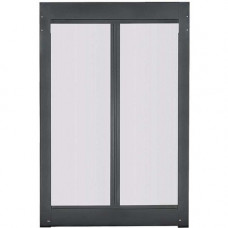 Panduit Net-Contain Aisle Containment End of Row Cap - For Aisle Containment System - Black - Steel, Polycarbonate - TAA Compliance CUEOR12CPB1