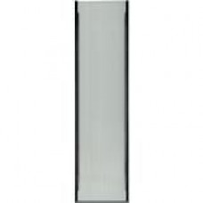 Panduit Net-Contain CUFBPR4506HBB1 Blanking Panel - Polycarbonate, Steel - Black - 45U Rack Height - 1 Pack - 88.9" Height - 23.8" Width - TAA Compliance CUFBPR4506HBB1