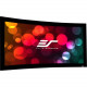 Elite Screens Lunette 2 Series - 96-inch Diagonal 2.35:1, Curved Home Theater Fixed Frame Projector Screen, Curve235-96W" CURVE235-96W
