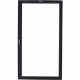 Panduit Single Sliding Door - Black - 84" Height - 48" Width - TAA Compliance CUSR1SDLHB1