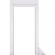 Panduit End of Row Frame - For Aisle Containment System - Floor Standing Open Frame - White - Steel - TAA Compliance CUSREFRT8W1