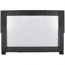 Panduit Net-Contain Adjustable End-of-Row Vertical Wall - For Aisle Containment System - White - Steel, Polycarbonate - TAA Compliance CUSRVWER2638W1