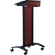 Oklahoma Sound Conversation Lectern - Black, Laminated Top - Assembly Required - Powder Coated Black - Polycarbonate, Laminate CVS