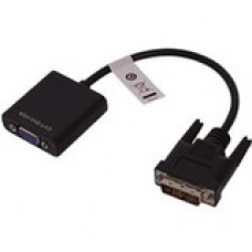 Raritan DVI-D To VGA Converter for DVI-D Output Video Port - DVI-D/VGA for Video Device - 1 x DVI-D Male Digital Video - 1 x HD-15 Female VGA - TAA Compliance CVT-DVI-VGA