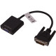 Raritan DVI-D To VGA Converter for DVI-D Output Video Port - DVI-D/VGA for Video Device - 1 x DVI-D Male Digital Video - 1 x HD-15 Female VGA - TAA Compliance CVT-DVI-VGA