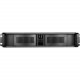 iStarUSA 2U High Performance Rackmount Chassis - Rack-mountable - Black - Aluminum, Zinc-coated Steel - 2U - 4 x Bay - 4 x 3.15" x Fan(s) Installed - ATX, EATX, Micro ATX Motherboard Supported - 4 x Fan(s) Supported - 1 x External 5.25" Bay - 1 