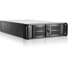 iStarUSA 3U High Performance Rackmount Chassis with 750W Redundant Power Supply - Rack-mountable - Black - Aluminum Alloy, Zinc-coated Steel - 2U - 7 x Bay - 4 x 2.36", 3.15" x Fan(s) Installed - 2 x 750 W - Power Supply Installed - EATX, ATX, M