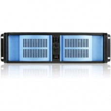 iStarUSA 3U High Performance Rackmount Chassis with 7" Touch Screen LCD - Rack-mountable - Black, Blue - Aluminum Alloy, Zinc-coated Steel - 3U - 4 x Bay - 4 x Fan(s) Installed - EATX, Micro ATX, ATX Motherboard Supported - 5 x Fan(s) Supported - 2 x