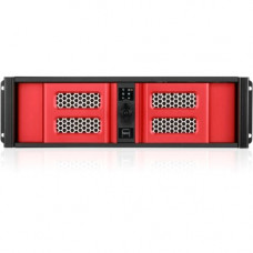 iStarUSA D Storm D-300SASE System Cabinet - Rack-mountable - Black, Red - Aluminum, Zinc-coated Steel - 3U - 6 x Bay - 2 x Fan(s) Installed - ATX, Micro ATX Motherboard Supported - 3 x Fan(s) Supported - 2 x External 5.25" Bay - 3 x External 3.5"