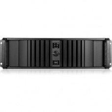 iStarUSA 3U Compact Stylish Rackmount Chassis with SEA Bezel - Rack-mountable - Black - Aluminum Alloy, SECC, Zinc-coated Steel - 3U - 7 x Bay - 1 x 2.36" x Fan(s) Installed - ATX, Micro ATX Motherboard Supported - 5 x Fan(s) Supported - 4 x External