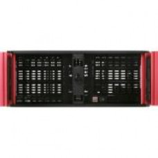iStarUSA 4U Compact Stylish Rackmount Chassis Red - Rack-mountable - Red - Steel - 4U - 10 x Bay - 1 x Fan(s) Installed - ATX, Micro ATX Motherboard Supported - 23 lb - 2 x Fan(s) Supported - 6 x External 5.25" Bay - 2 x External 3.5" Bay - 2 x 