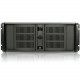 iStarUSA D-400S3 Rackmount Enclosure - Rack-mountable - Black - 4U - 3 x Bay - 3 x Fan(s) Installed - ATX Motherboard Supported - 4 x Fan(s) Supported - 1 x External 5.25" Bay - 2 x External 3.5" Bay - 2 x USB(s) - RoHS Compliance-RoHS Complianc