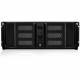 iStarUSA 4U Compact Stylish Rackmount Chassis - Rack-mountable - Black - Aluminum, Steel - 4U - 7 x Bay - 2 x Fan(s) Installed - ATX, Micro ATX Motherboard Supported - 3 x Fan(s) Supported - 4 x External 5.25" Bay - 1 x External 3.5" Bay - 2 x I